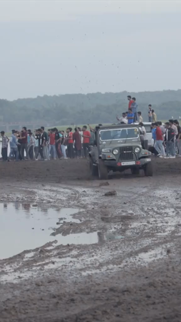 20th August 2026 : Vertical Shot of Bhopal Mud Rally at Kaliyasot Dam Madhya Pradesh India