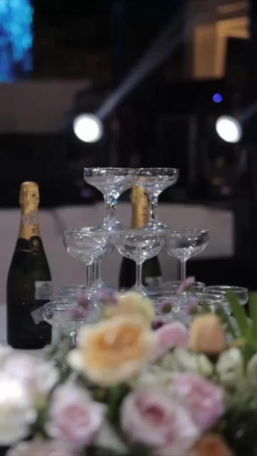 Vertical Shot of Cocktail Bar Setup at an Indian Wedding Reception