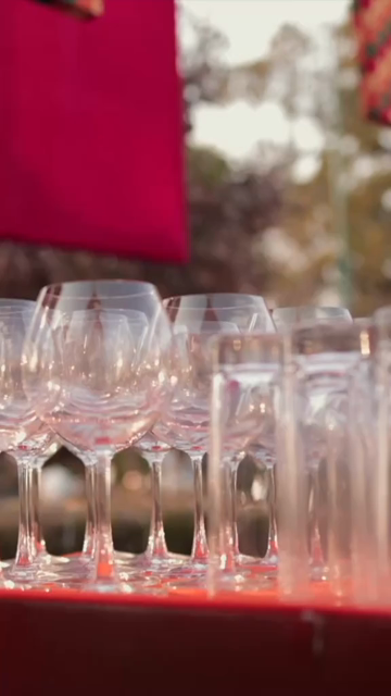 Vertical Shot of Cocktail Bar Setup at an Indian Wedding Reception