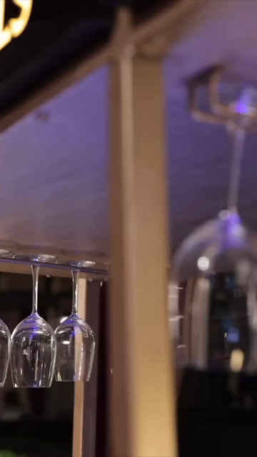 Vertical Shot of Cocktail Bar Setup at an Indian Wedding Reception