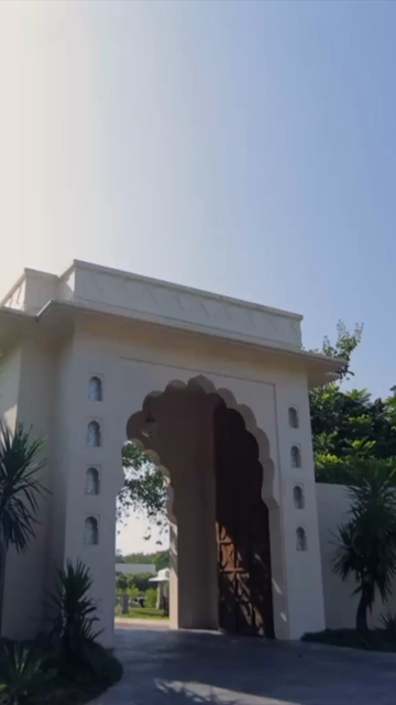 Vertical Shot of Elegant Indian Wedding Venue Decoration in India
