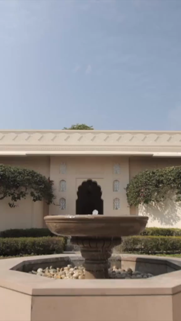 Vertical Shot of Elegant Indian Wedding Venue Decoration in India