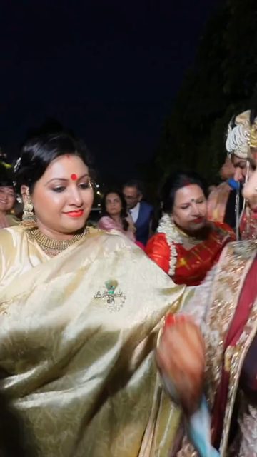 09th Feb 2026 : Vertical Shot of Family and Relatives Dancing During Indian Wedding Baraat