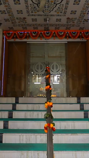 09th Feb 2026 : Vertical Shot of Gurudwara Entrance in Delhi, India