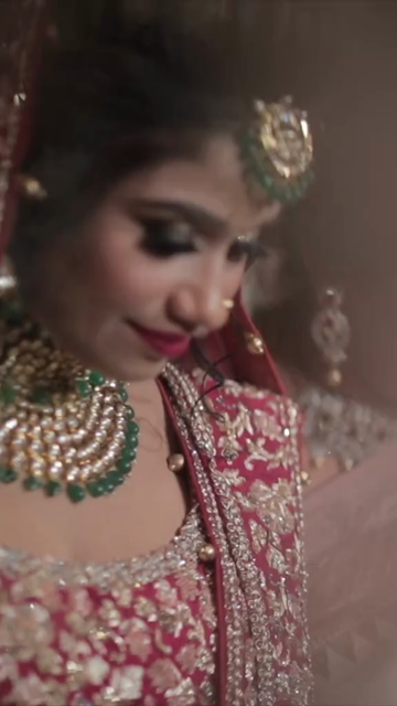 Vertical Shot of Indian Bride Entrance at Luxury Wedding Ceremony
