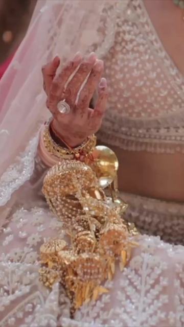 Vertical Slow Motion Shot of Indian Wedding Rituals Ceremony