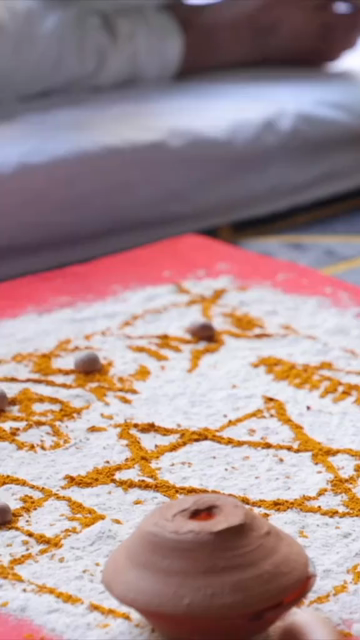 Vertical Slow Motion Shot of Indian Wedding Rituals Ceremony