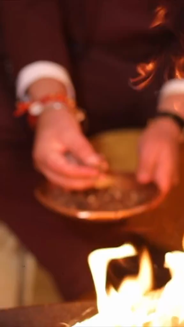 Vertical Slow Motion Shot of Indian Wedding Rituals Ceremony