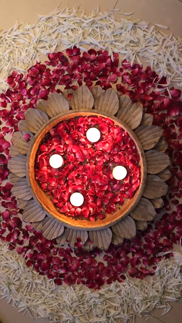 Vertical Slow Motion Shot of Indian Wedding Venue Decoration in India