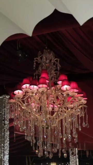 Vertical Slow Motion Shot of Indian Wedding Venue Decoration in India