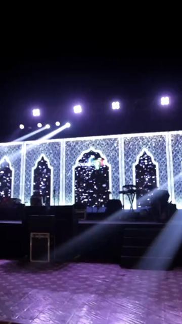 Vertical Slow Motion Shot of Indian Wedding Venue Decoration in India