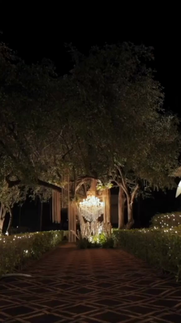 Vertical Slow Motion Shot of Indian Wedding Venue Decoration in India