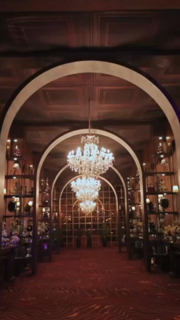 Vertical Slow Motion Shot of Indian Wedding Venue Decoration in India