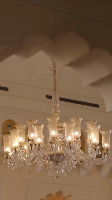 Vertical Slow Motion Shot of Indian Wedding Venue Decoration in India