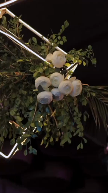 Vertical Slow Motion Shot of Indian Wedding Venue Decoration in India
