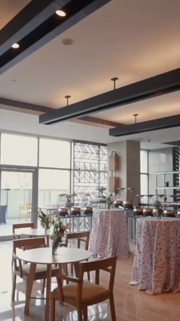 Vertical Slow Motion Shot of Indian Wedding Venue Decoration in India