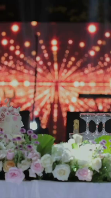 Vertical Slow Motion Shot of Indian Wedding Venue Decoration in India