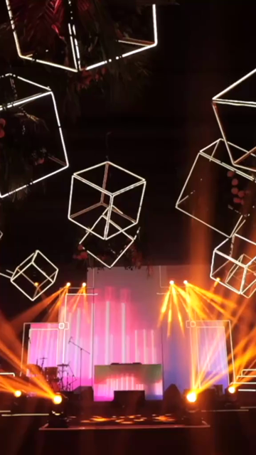 Vertical Slow Motion Shot of Indian Wedding Venue Decoration in India