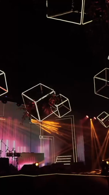 Vertical Slow Motion Shot of Indian Wedding Venue Decoration in India