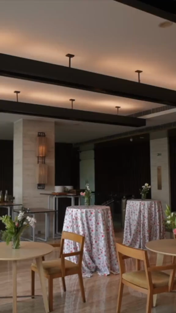 Vertical Slow Motion Shot of Indian Wedding Venue Decoration in India
