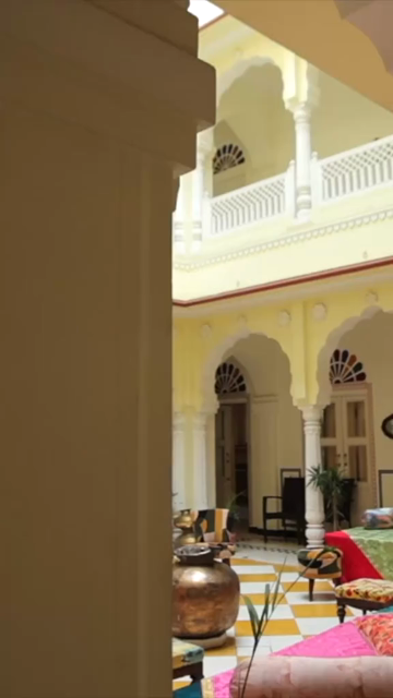 Vertical Slow Motion Shot of Indian Wedding Venue Decoration in India