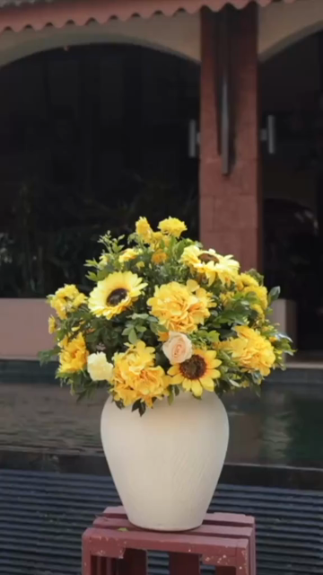Vertical Slow Motion Shot of Indian Wedding Venue Decoration in India