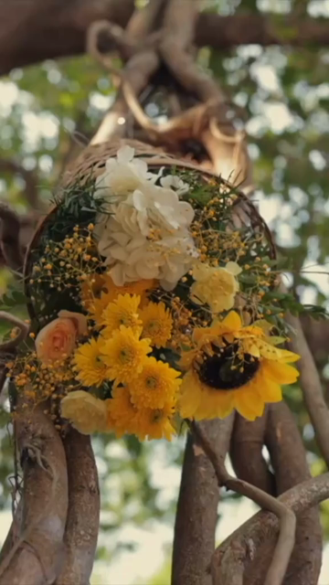 Vertical Slow Motion Shot of Indian Wedding Venue Decoration in India