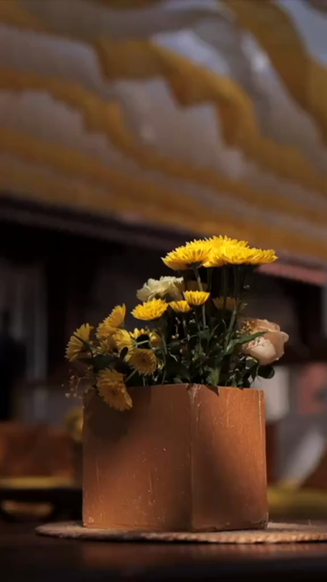 Vertical Slow Motion Shot of Indian Wedding Venue Decoration in India