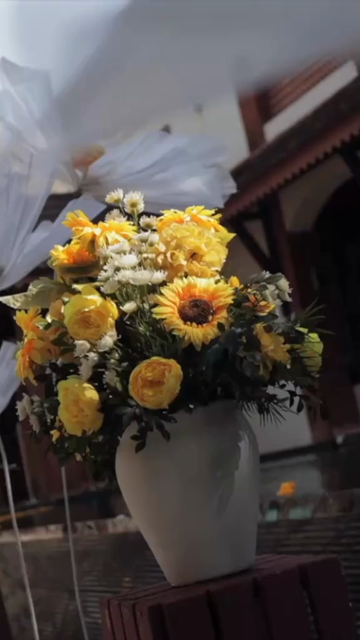 Vertical Slow Motion Shot of Indian Wedding Venue Decoration in India