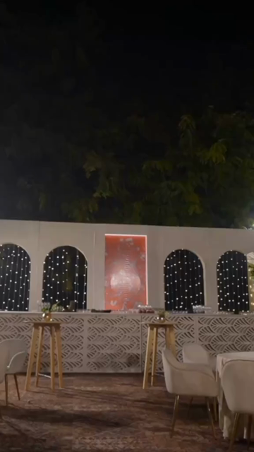 Vertical Slow Motion Shot of Indian Wedding Venue Decoration in India