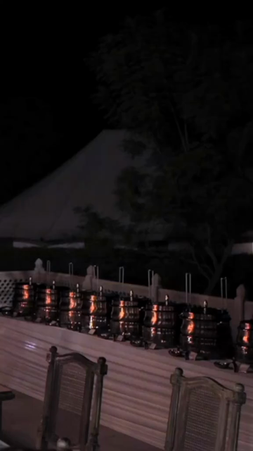 Vertical Slow Motion Shot of Indian Wedding Venue Decoration in India