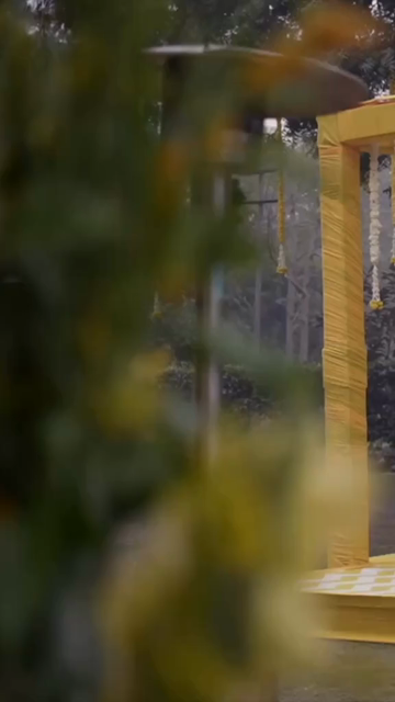 Vertical Slow Motion Shot of Indian Wedding Venue Decoration in India