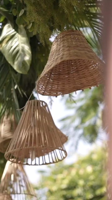 Vertical Slow Motion Shot of Indian Wedding Venue Decoration in India