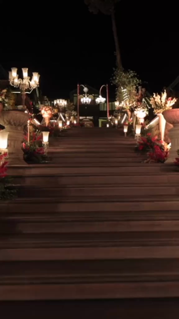 Vertical Slow Motion Shot of Indian Wedding Venue Decoration in India