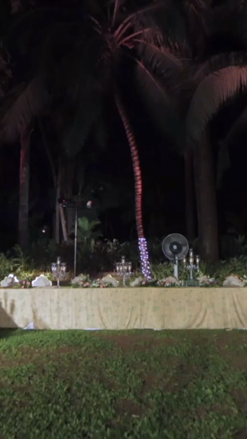 Vertical Slow Motion Shot of Indian Wedding Venue Decoration in India