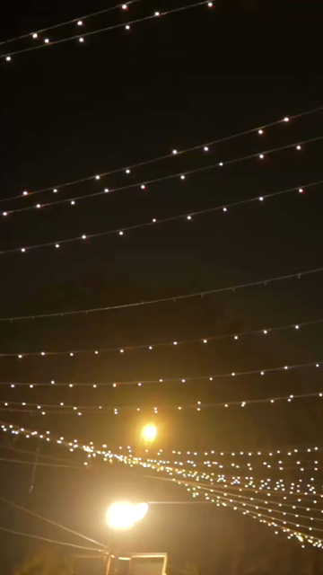 Vertical Slow Motion Shot of Indian Wedding Venue Decoration in India