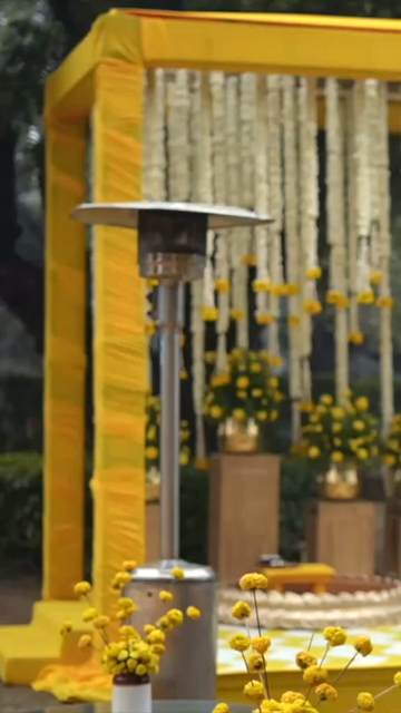 Vertical Slow Motion Shot of Indian Wedding Venue Decoration in India