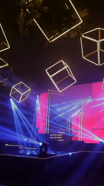 Vertical Slow Motion Shot of Indian Wedding Venue Decoration in India