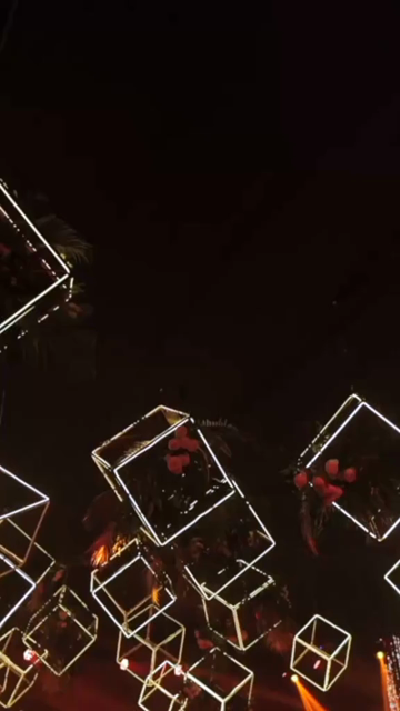 Vertical Slow Motion Shot of Indian Wedding Venue Decoration in India