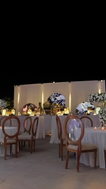 Vertical Slow Motion Shot of Indian Wedding Venue Decoration in India