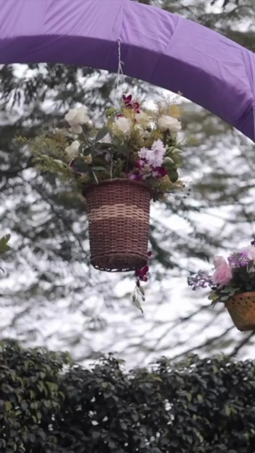 Vertical Slow Motion Shot of Indian Wedding Venue Decoration in India