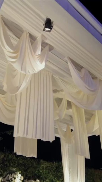 Vertical Slow Motion Shot of Indian Wedding Venue Decoration in India