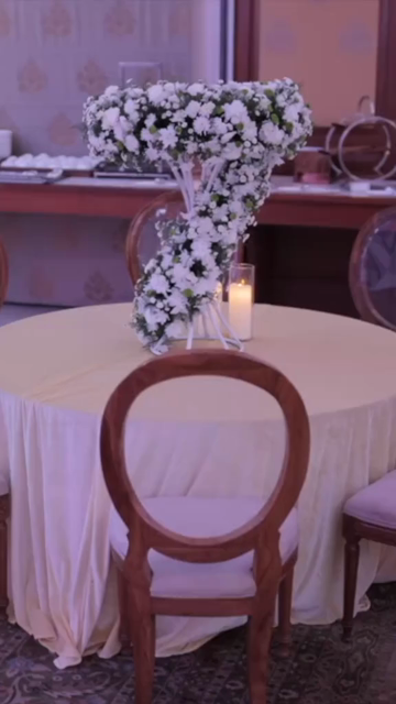Vertical Slow Motion Shot of Indian Wedding Venue Decoration in India
