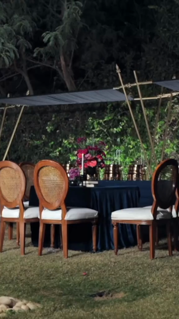 Vertical Slow Motion Shot of Indian Wedding Venue Decoration in India