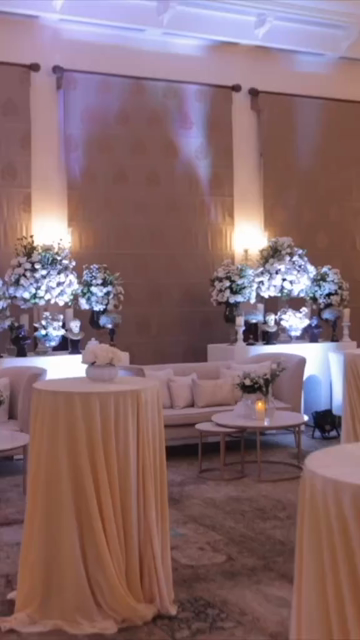 Vertical Slow Motion Shot of Indian Wedding Venue Decoration in India