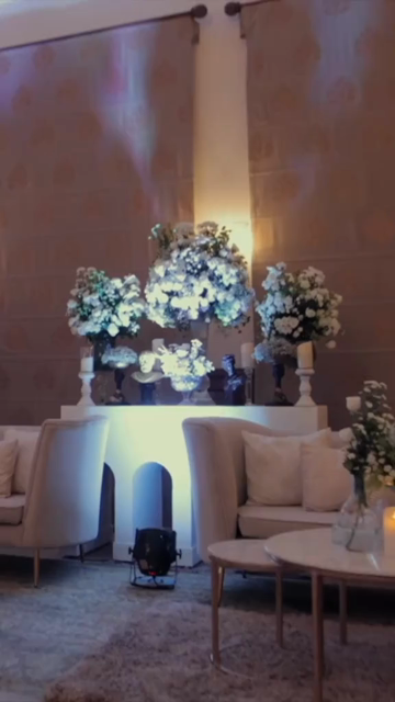 Vertical Slow Motion Shot of Indian Wedding Venue Decoration in India