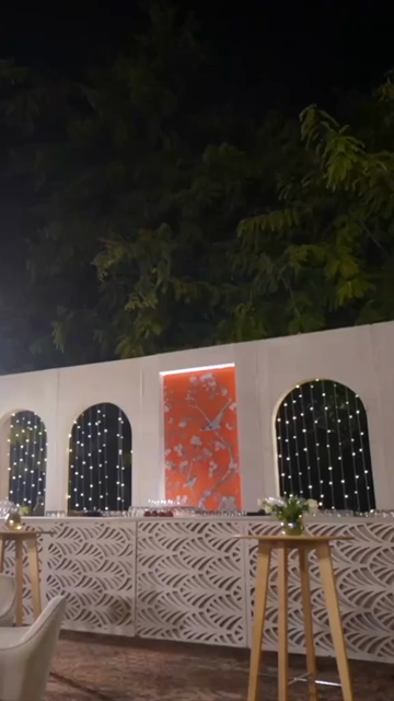 Vertical Slow Motion Shot of Indian Wedding Venue Decoration in India