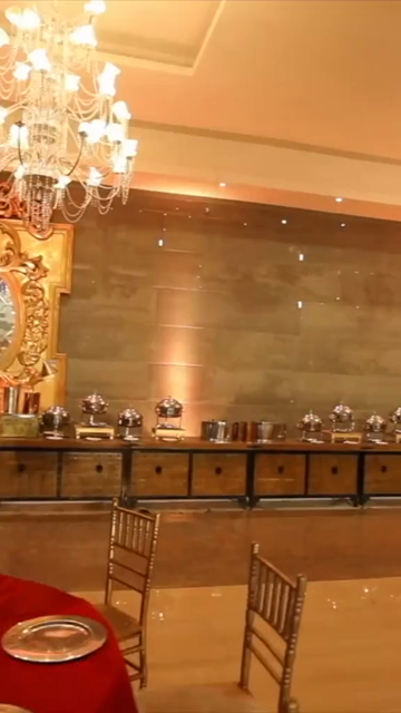 Vertical Slow Motion Shot of Indian Wedding Venue Decoration in India