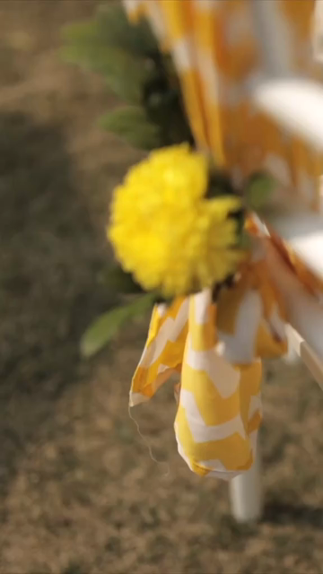 Vertical Slow Motion Shot of Indian Wedding Venue Decoration in India