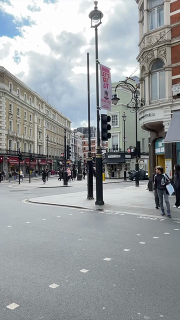 19th June 2024 : Vertical Street View of Traffic and Urban Architecture in London England
